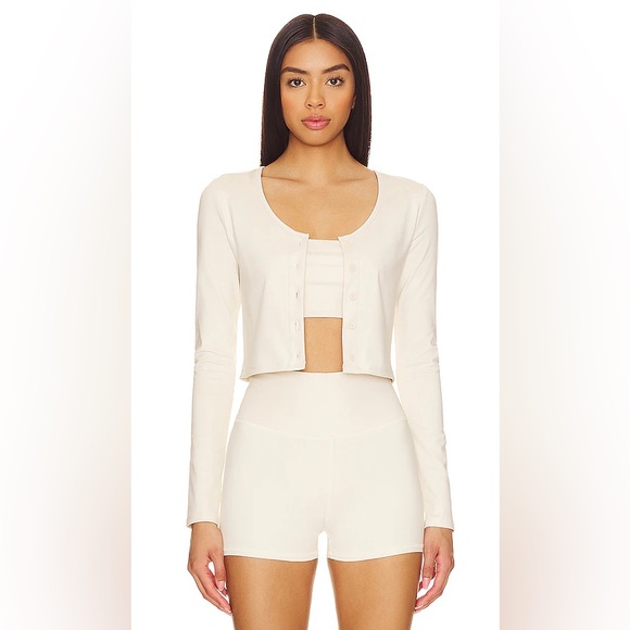 wellbeing + beingwell Tops - Bone long sleeve button-up - WELLBEING + BEING WELL - REVOLVE 🤍